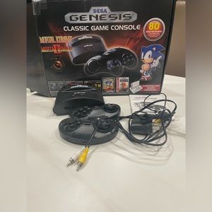 SEGA Genesis Classic Black Game Console With 80 Preloaded Games